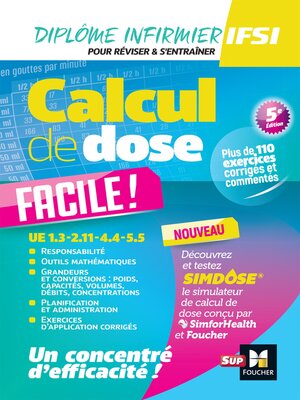 cover image of Calcul de dose facile